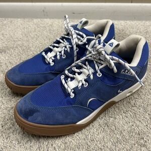 Axion‎ Genesis Shoes Men's 11 Blue Suede 1415-4133 Skating Skateboarding